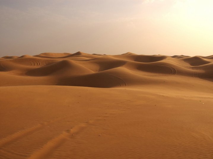 pouštní krajina skládačky online