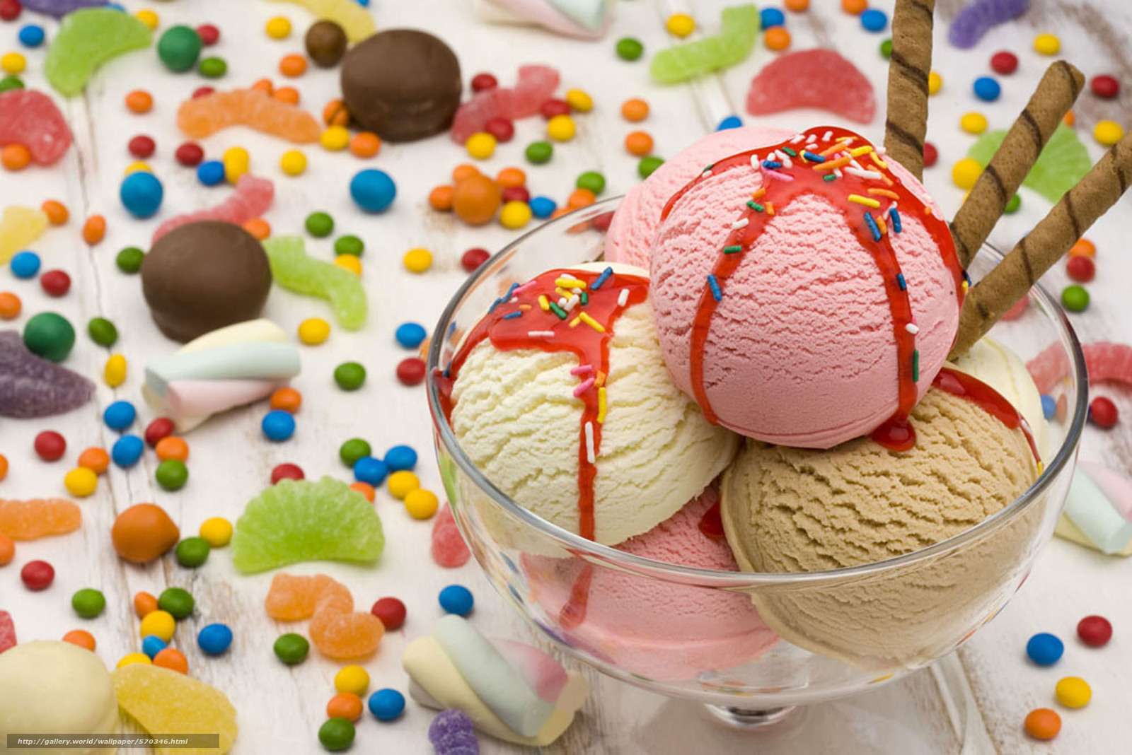 Delicioso helado rompecabezas en línea
