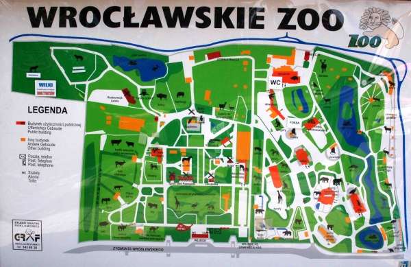 plattegrond van de dierentuin online puzzel
