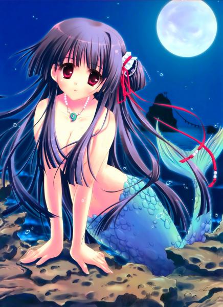 Anime mořská panna skládačky online