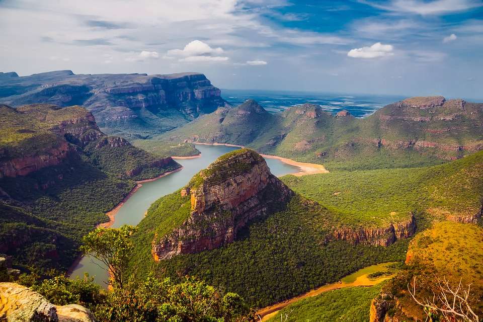 Zuid-Afrika. Landschap. online puzzel