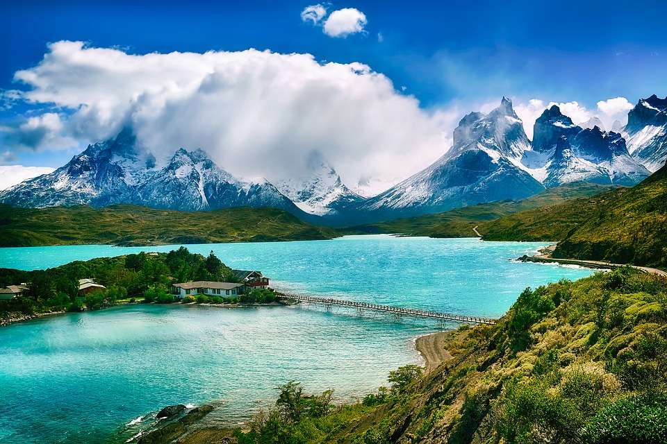 Chile. Landskap. pussel på nätet