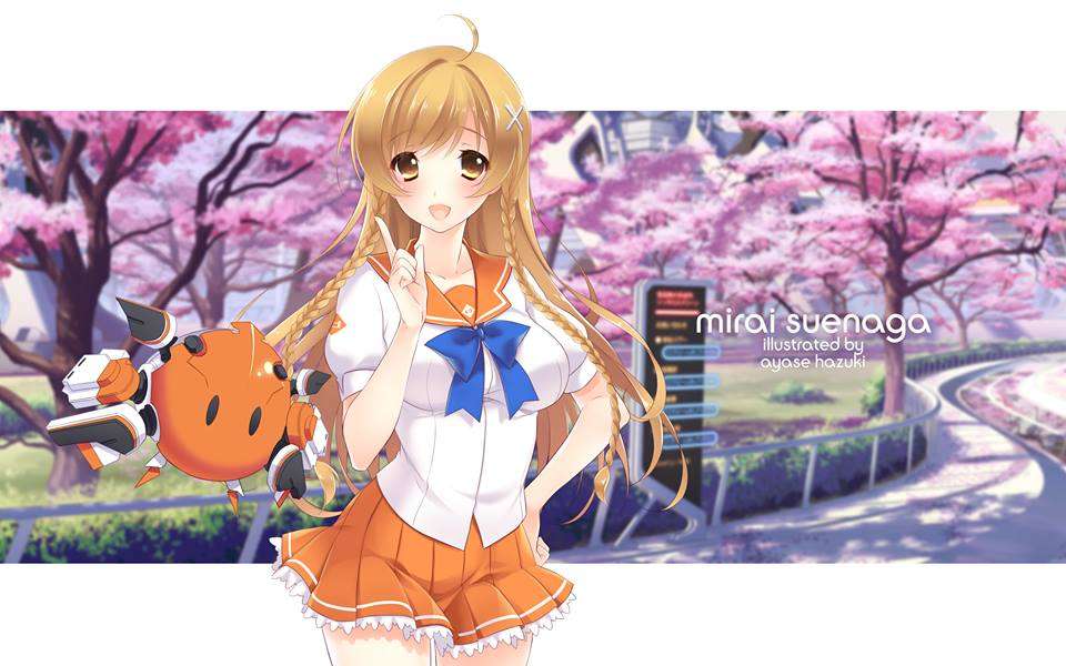 Anime dívka online puzzle