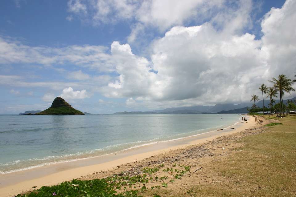 Хавайски плаж. онлайн пъзел