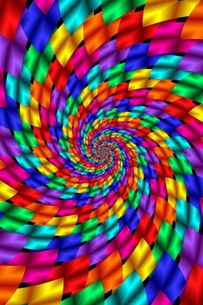 Цветна илюзия онлайн пъзел
