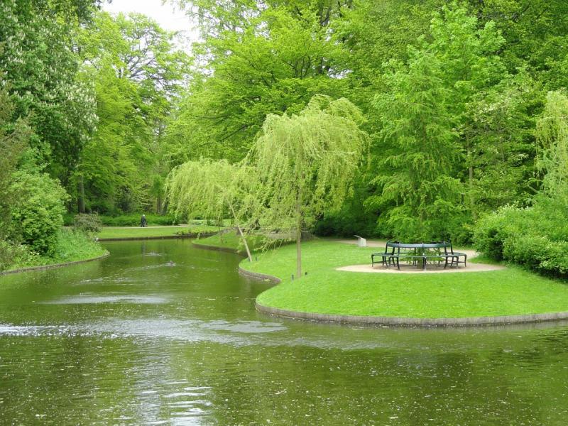 Park in Kopenhagen. legpuzzel online