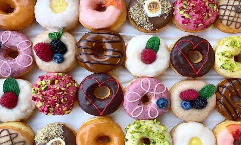 Köstliche Donuts Online-Puzzle