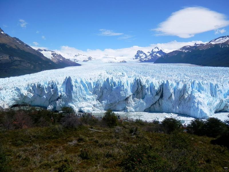 Glaciar en argentina. rompecabezas en línea
