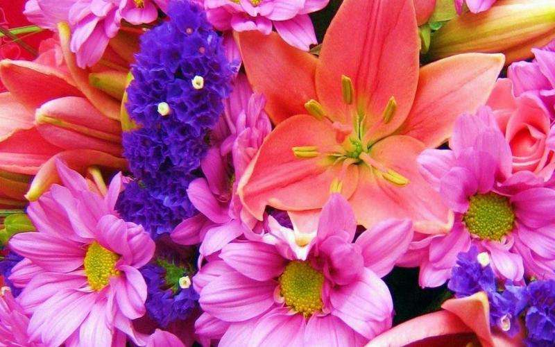 λουλούδια online παζλ