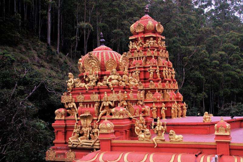 ヒンドゥー教の寺院。 ジグソーパズルオンライン