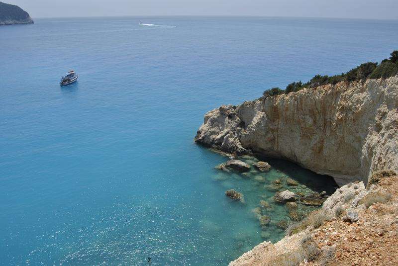 ギリシャの海岸。 ジグソーパズルオンライン
