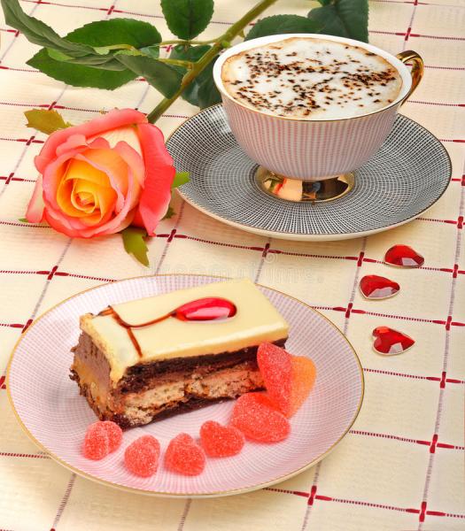Cafea, tort. jigsaw puzzle online