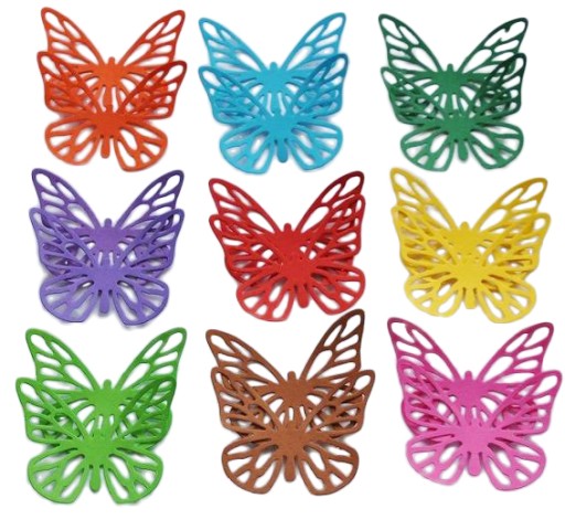 fluturi colorați puzzle online