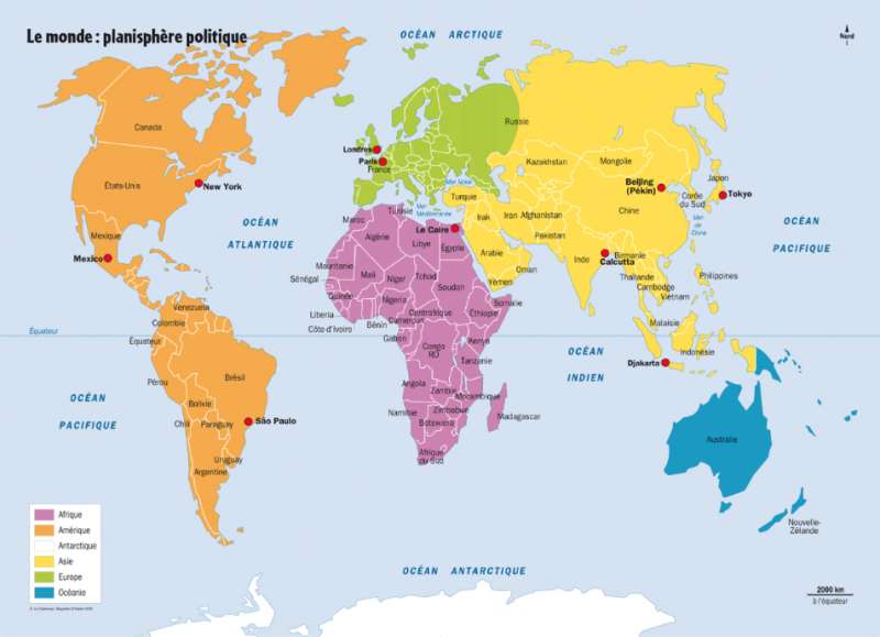 Die Regions du Monde Puzzlespiel online
