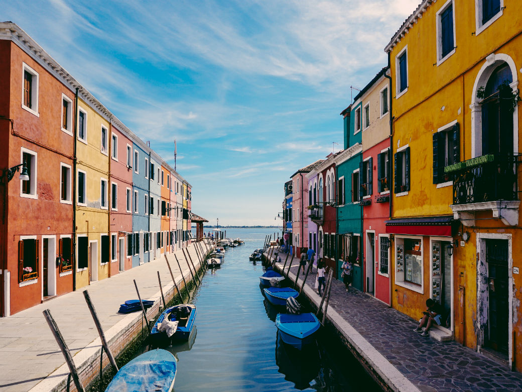 Vackra Venedig pussel på nätet