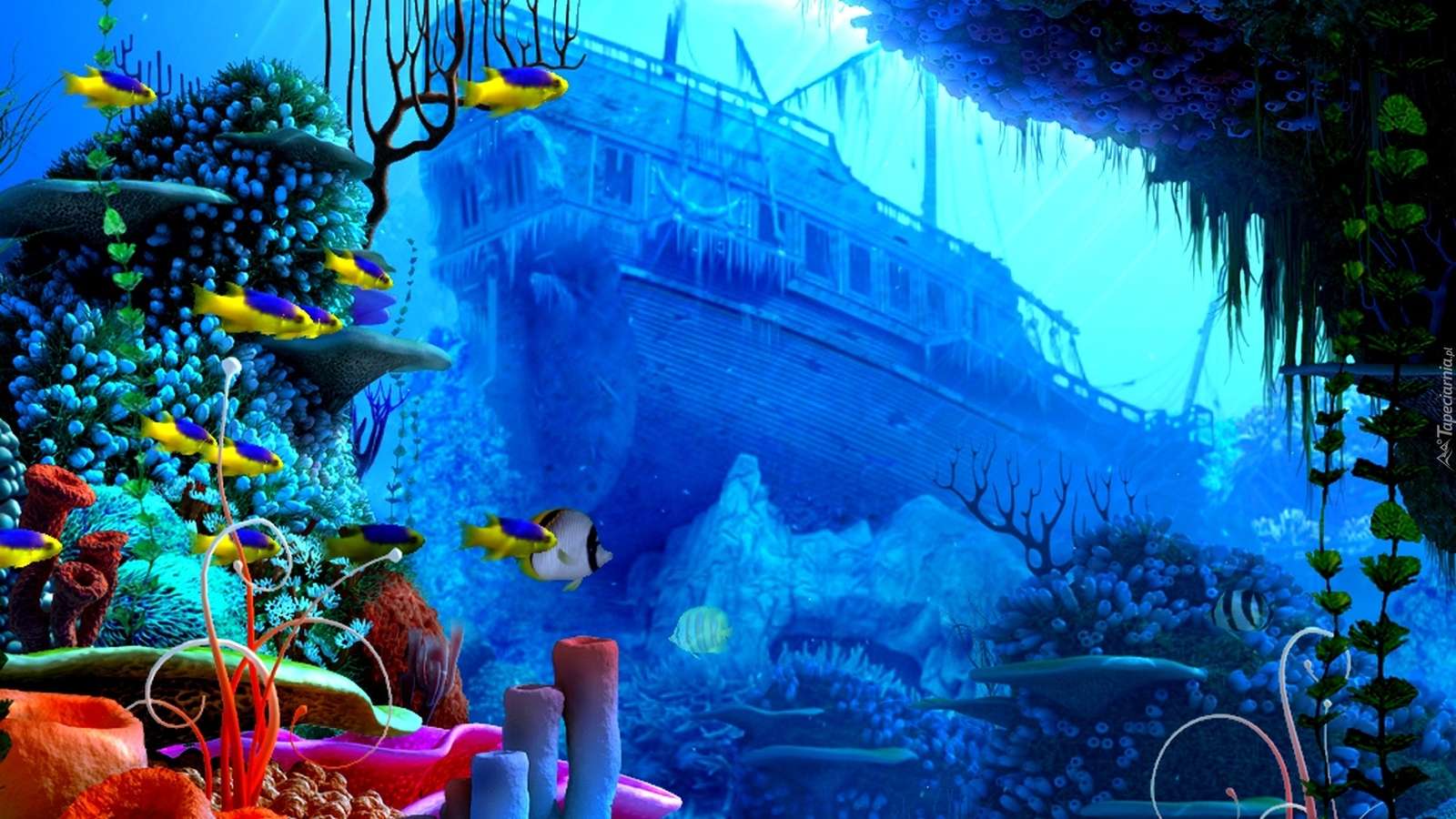 Подводен свят. онлайн пъзел