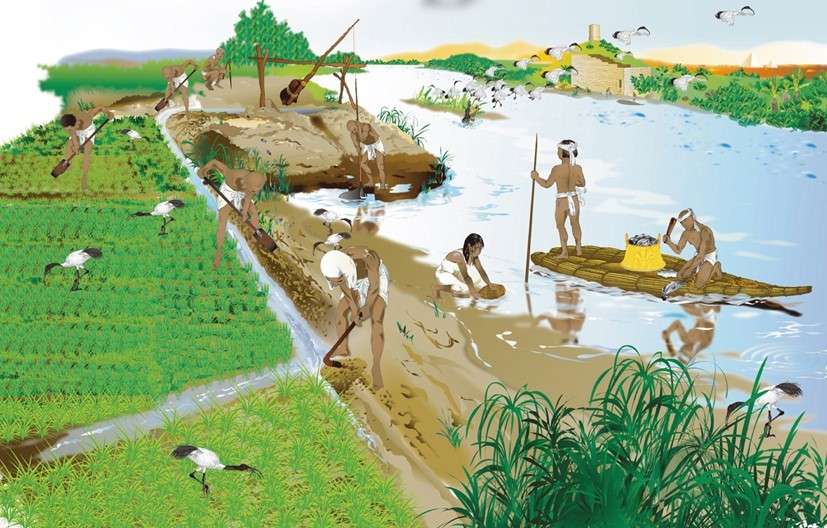 Der Nilo-Fluss Online-Puzzle