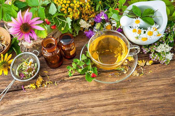 Herbs, oils. jigsaw puzzle online
