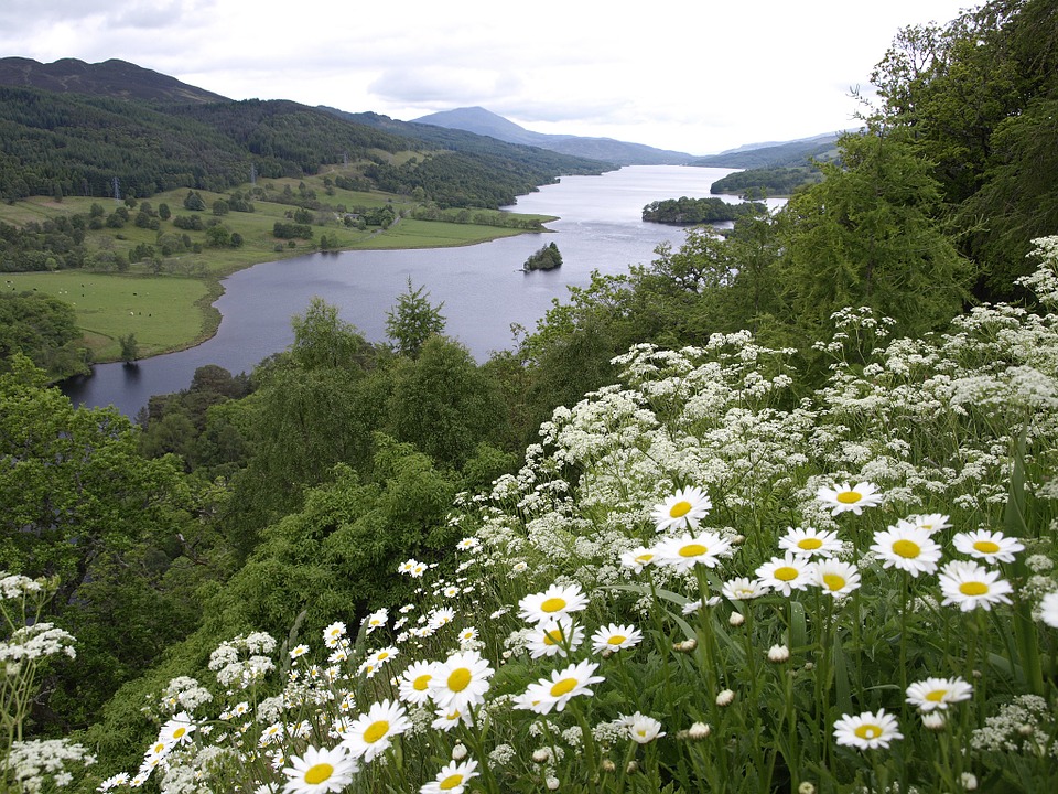 Schotland. Loch Tummel. legpuzzel online