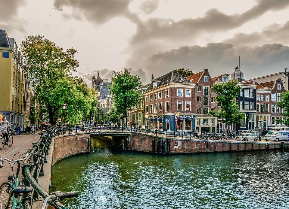 Амстердам. Нидерланды. онлайн-пазл