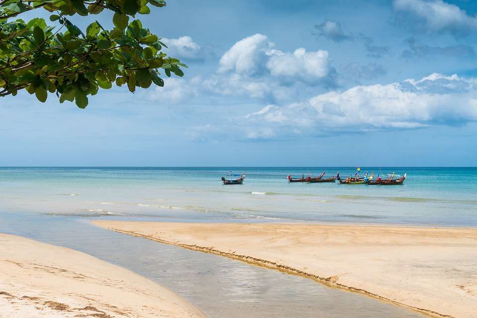 Тропически плаж онлайн пъзел