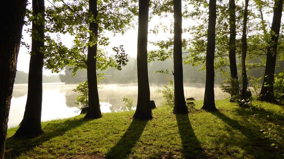 Ködös tó. kirakós online