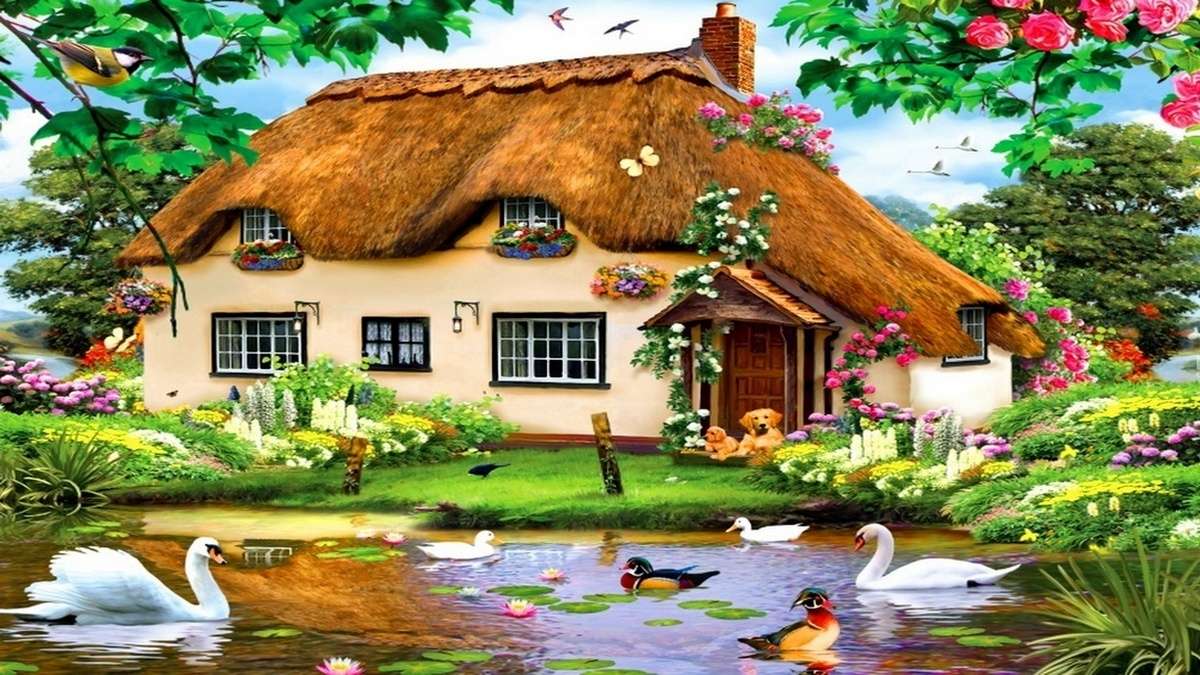 Cottage puzzle online