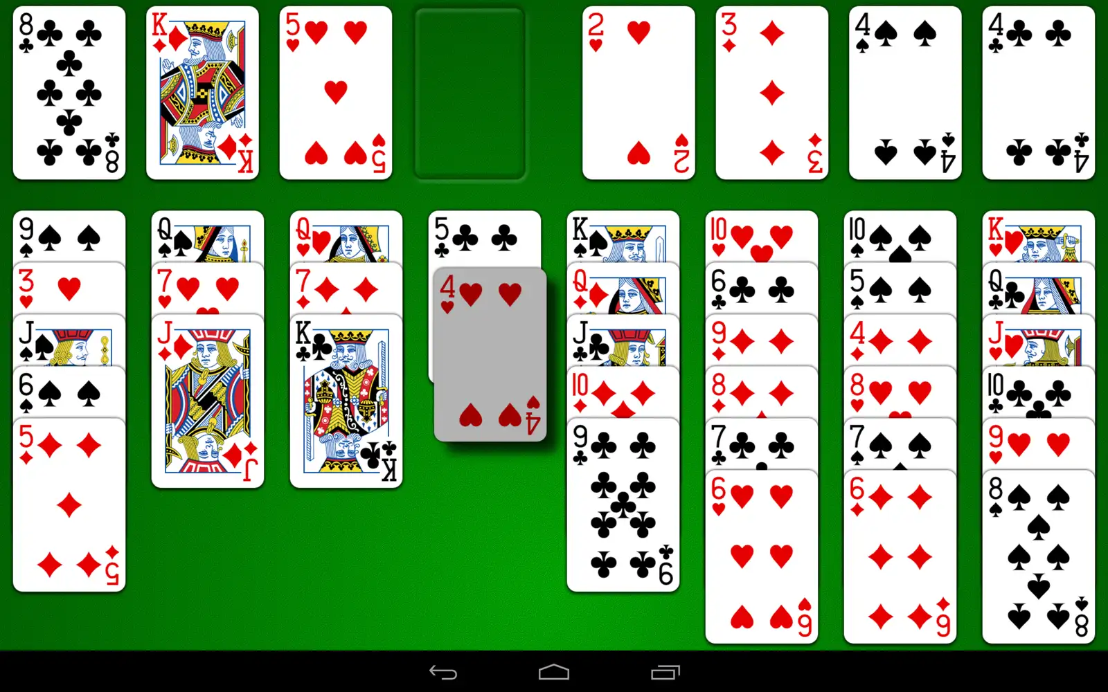 Freecell Solitaire - Green Felt