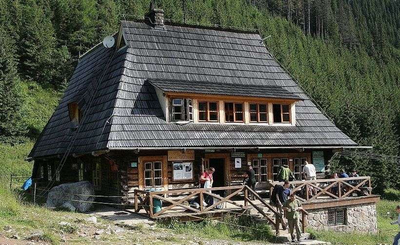 Будинок в горах пазл онлайн