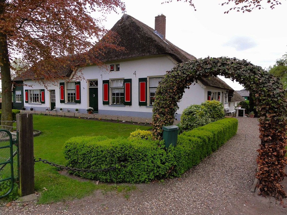 オランダの家。 オンラインパズル