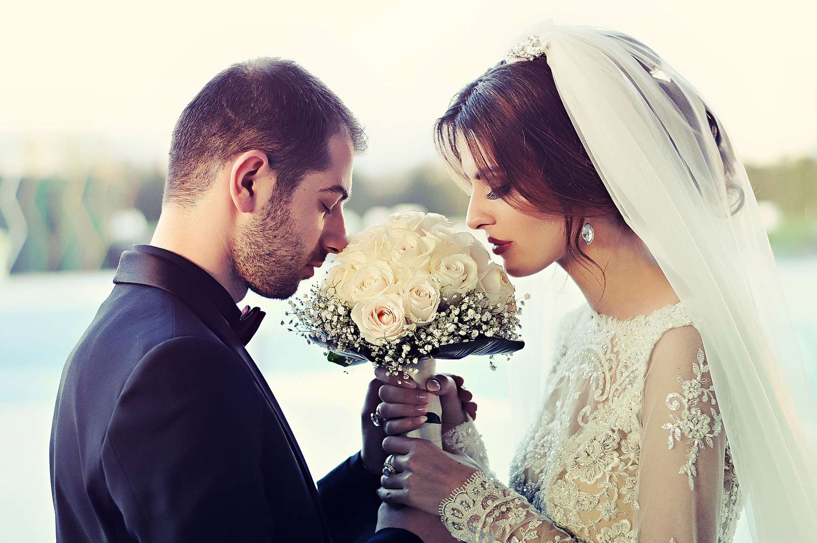 bröllop och bröllopsmottagningar Pussel online