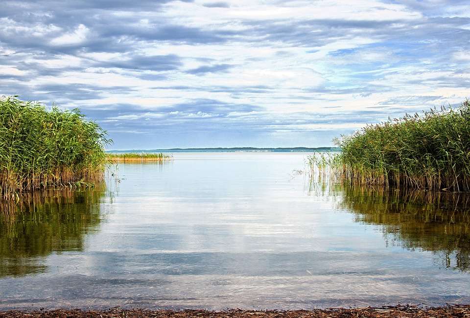 Lago Balmer na ilha de Usedom quebra-cabeças online