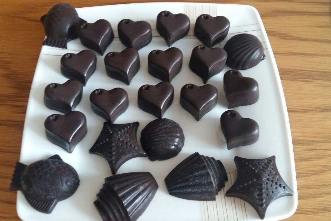 Домашні шоколадні цукерки. онлайн пазл
