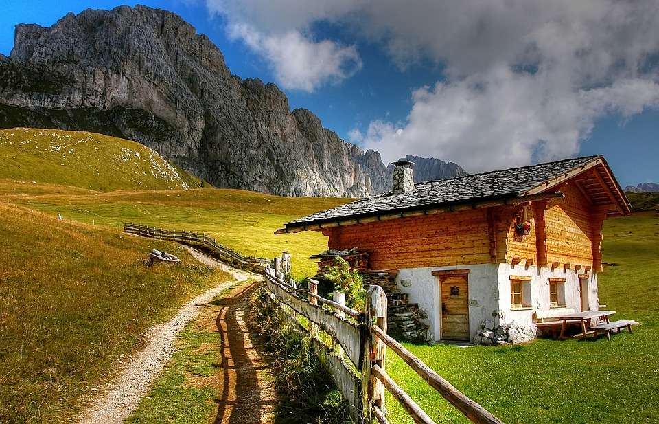 Val Gardena. Dolomites. quebra-cabeças online