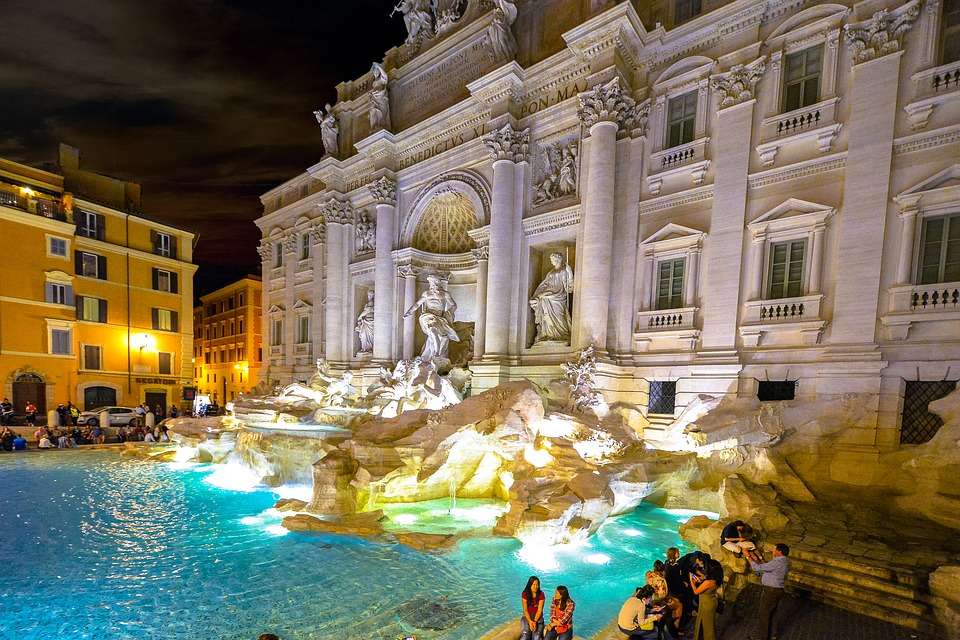 Fontana di Trevi. puzzle online