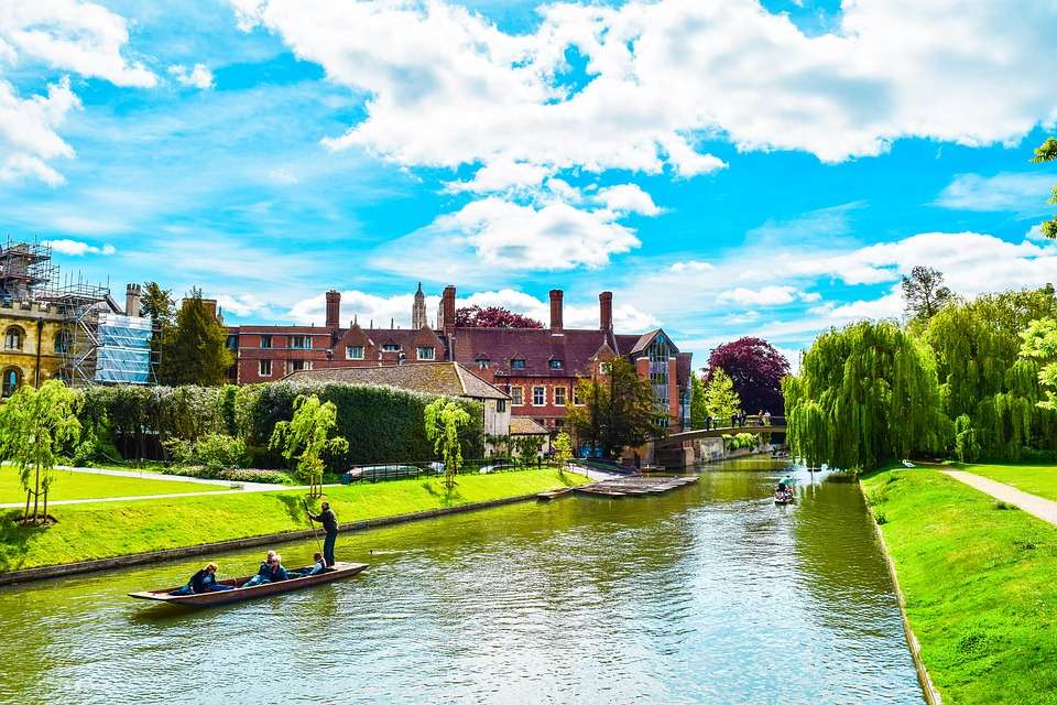 Cambridge. Inghilterra. puzzle online