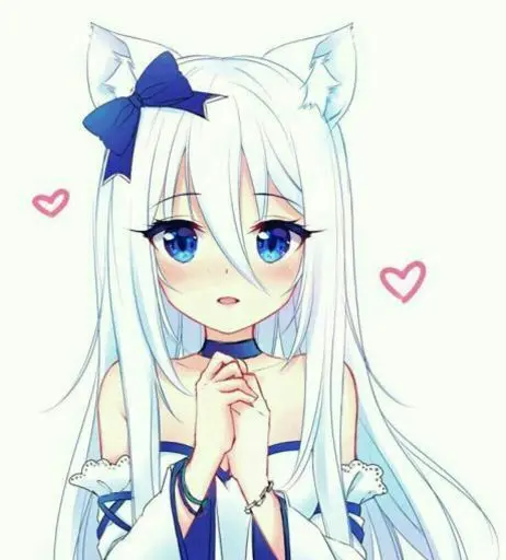 ─Sᴀᴋᴜʀᴀ ✨䝔  Anime girl neko, Manga anime girl, Kawaii