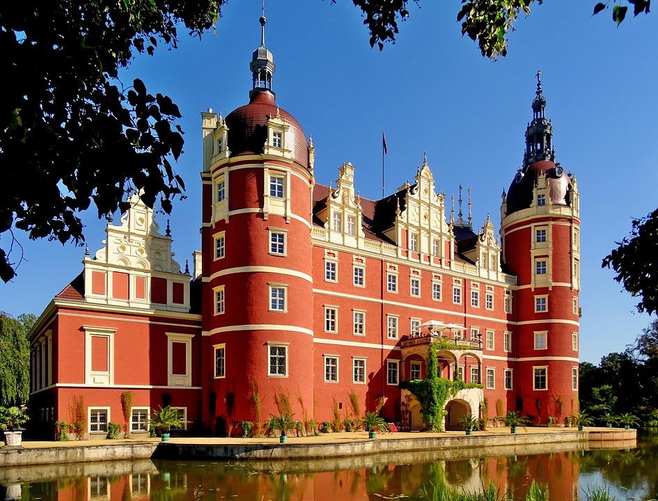 Castle of Bad Muskau. Germany. online puzzle