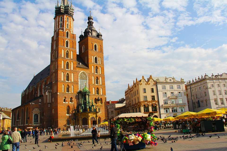 Mercato di Cracovia. puzzle online