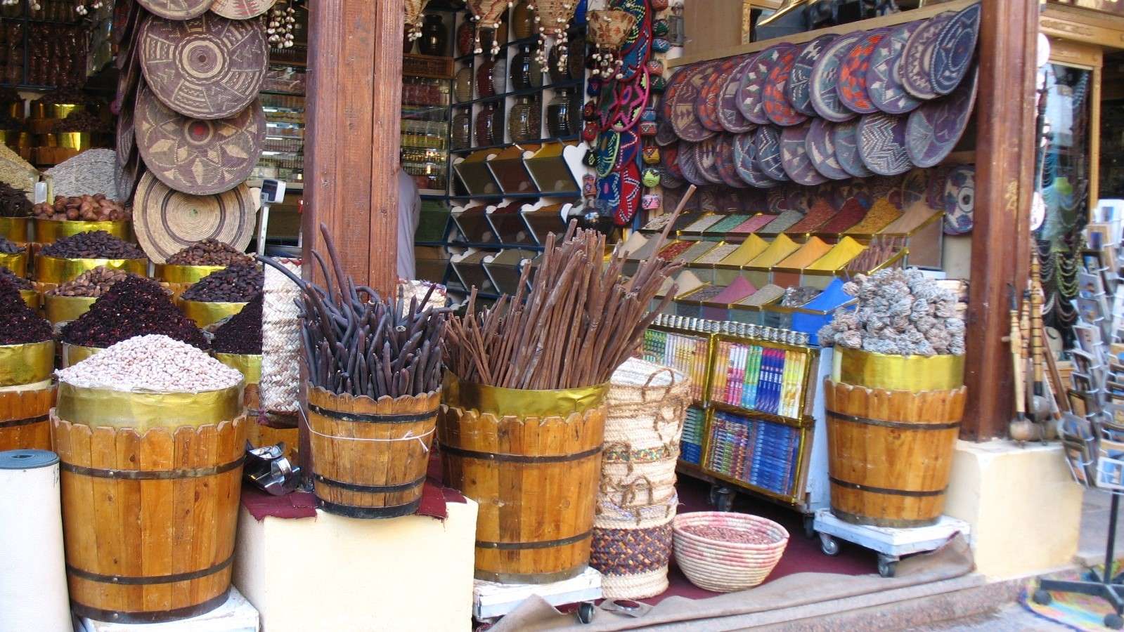 mercado en Aswan rompecabezas en línea