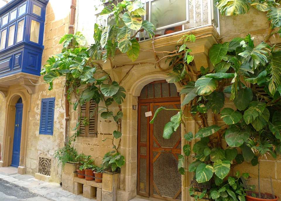 Haus in Malta. Online-Puzzle