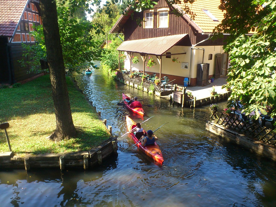 Rafting na Spree. skládačky online