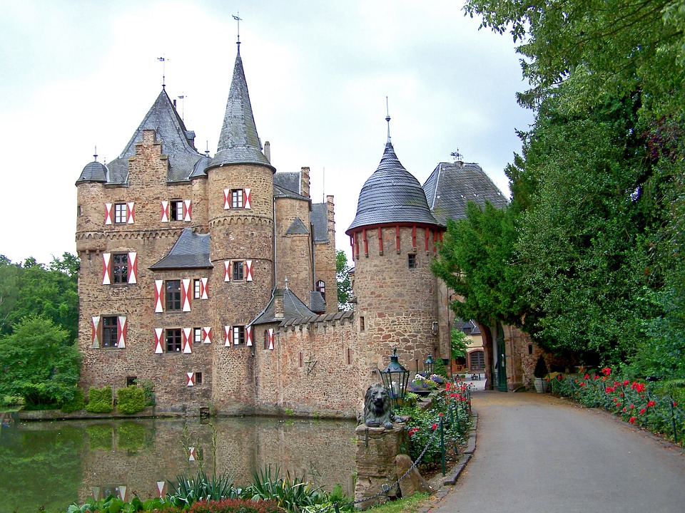 Château de Wasserburg. puzzle en ligne