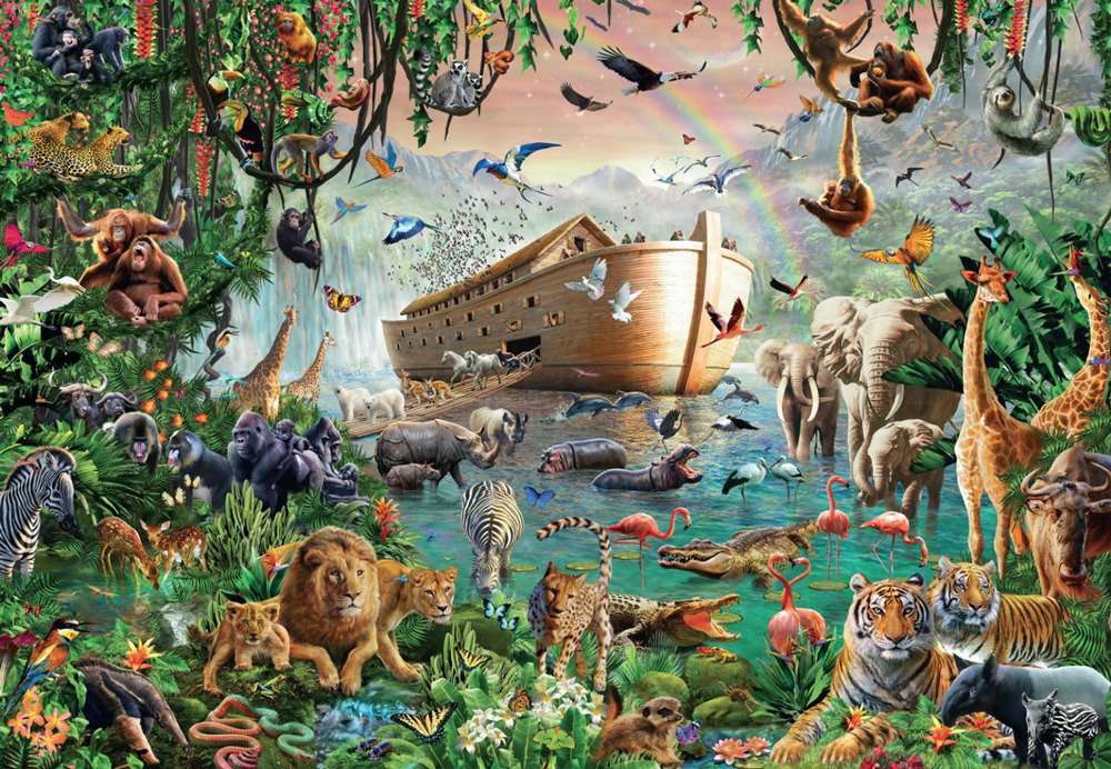 Noahs ark 6x6 Pussel online