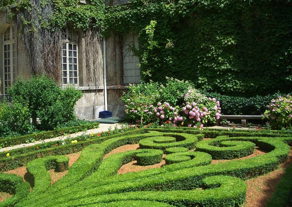 Francouzská zahrada. online puzzle