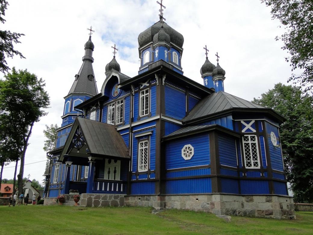 Ortodox egyház Puchły-ban. online puzzle