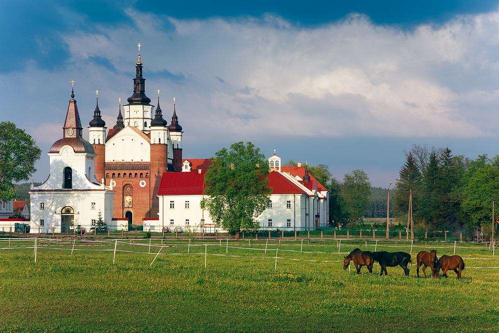 Klostret i Sejny. Pussel online
