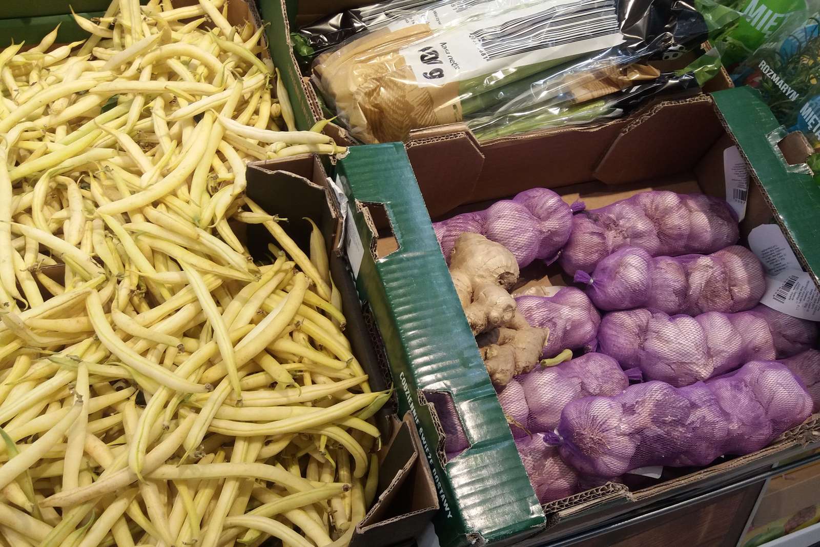 Zöldség a boltban online puzzle