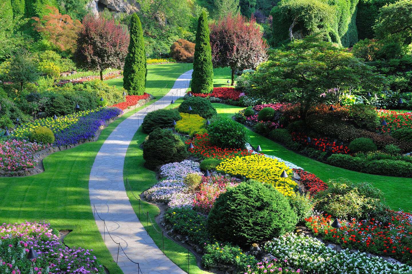 Un bellissimo giardino. puzzle online