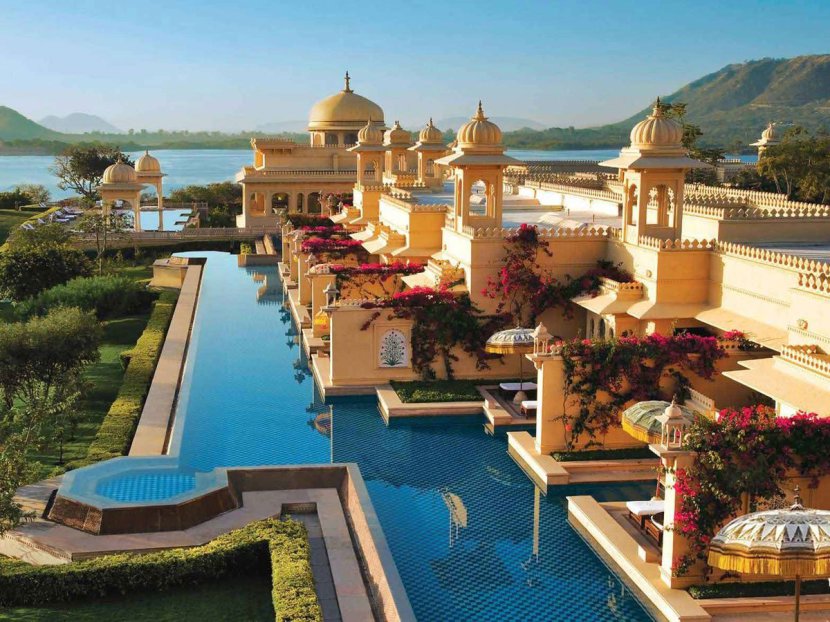 Hotel v Indii. online puzzle